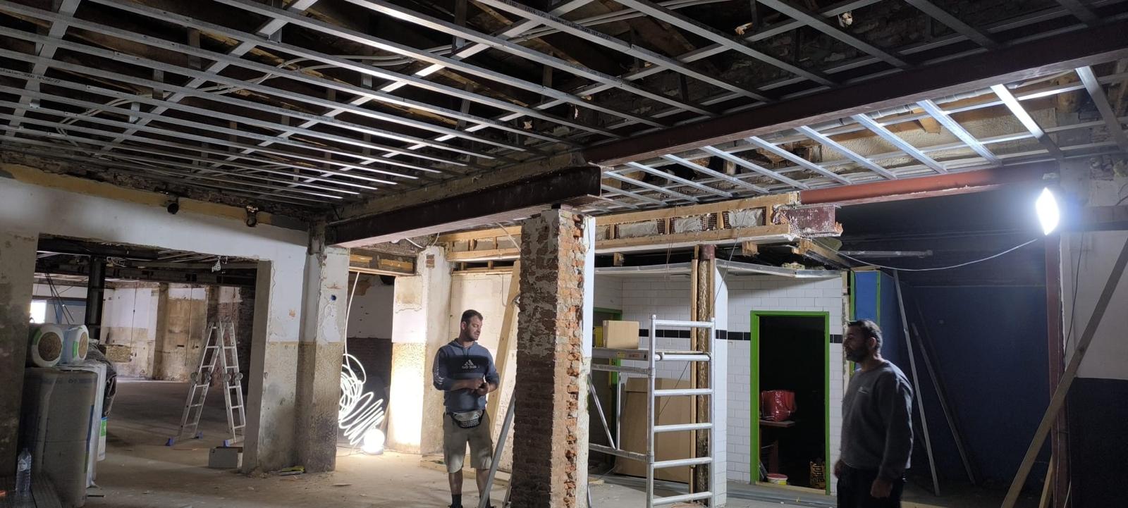 Miltos and Evgenis on site